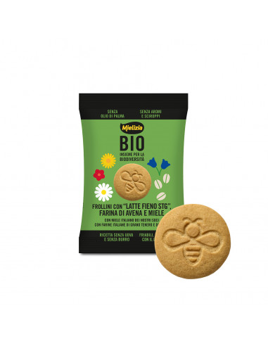 Organic shortbread biscuits with ''STG Hay Milk'' and oat flour - 16g pack