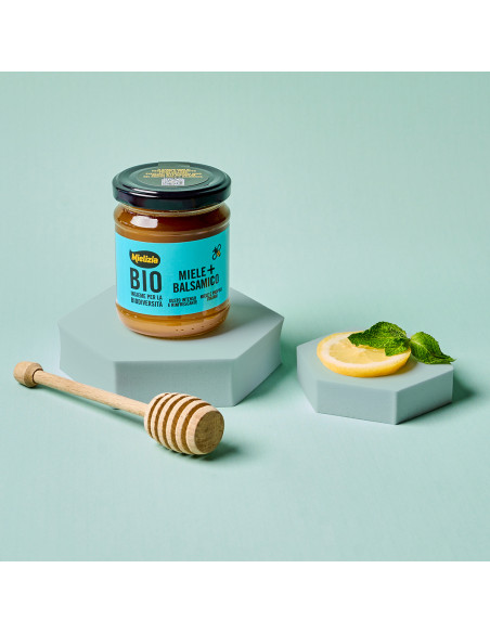 MIELE+ Balsamic organic (honey and propolis) - 250g jar
