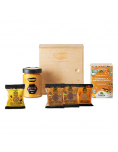 Box Set / Gift idea with Honey, Biscuits and Herbal Tea